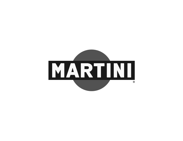 Logo Martini bianco e nero